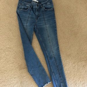 Zara cropped jeans